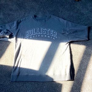 Grey Hollister Oversized Crewneck